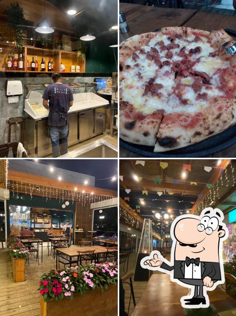 Veja imagens do interior do Pizza Locali