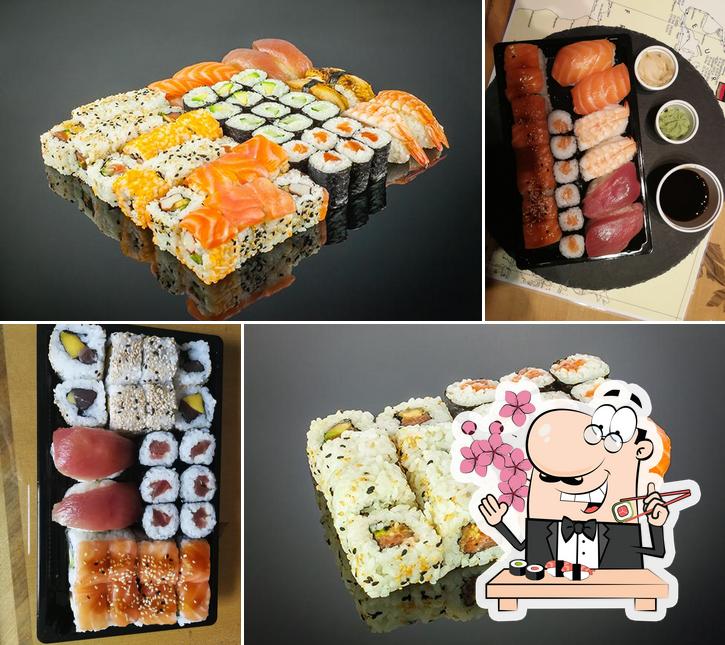 Les sushi sont offerts par Sushi Deluxe