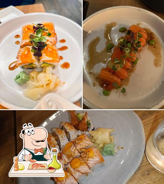 Попробуйте блюда с морепродуктами в "Wu Restaurant Sandvika"