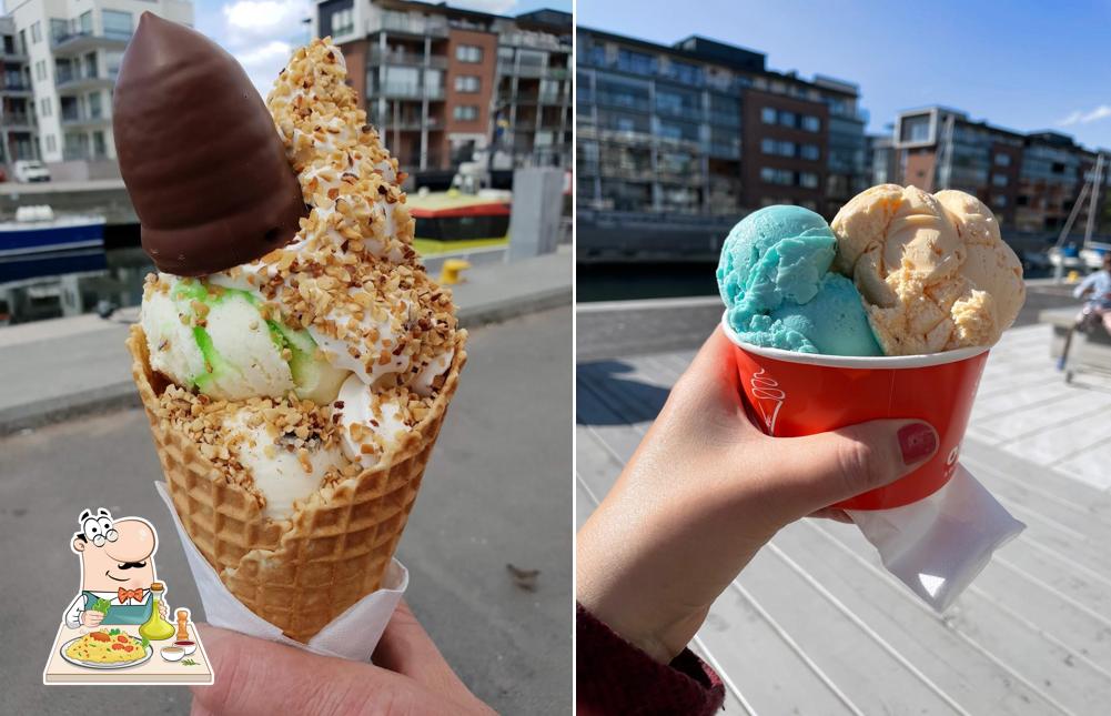 Dockside Ice Cream cafe, Landskrona Restaurant menu and reviews