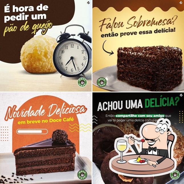 Comida em Doce Café café com pão de queijo