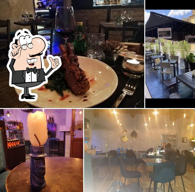 Gli interni di DA AL Bistrot&Cocktail bar