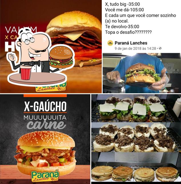 Peça um hambúrguer no Paraná Lanches