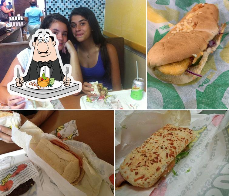 Comida em Subway