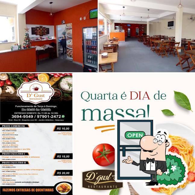 O exterior do D'Gust Restaurante