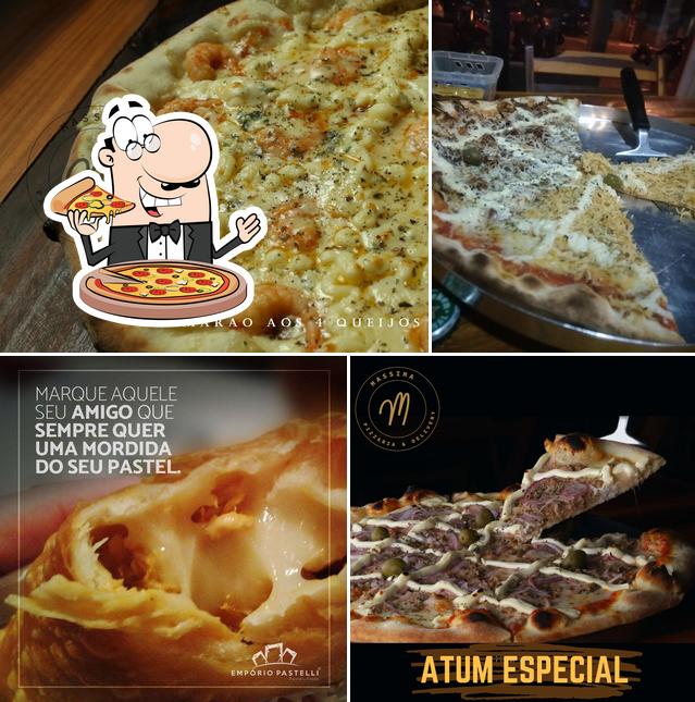 Experimente diferentes tipos de pizza