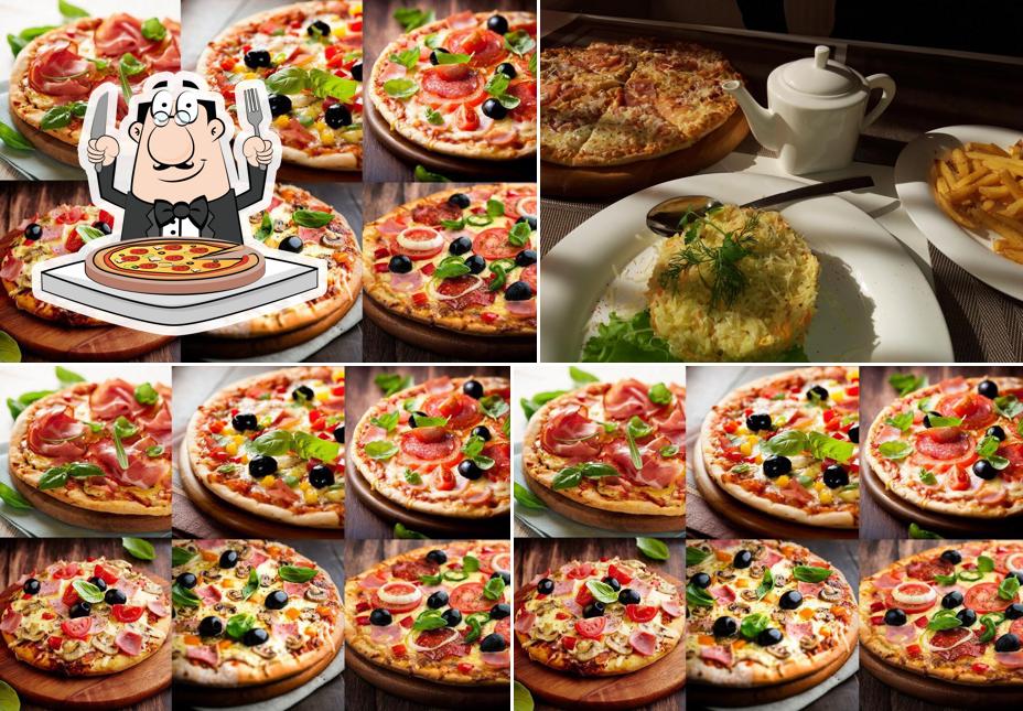 Pick pizza at Milano