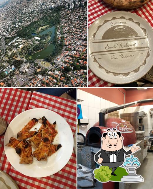 O Forneria Sant' Antonio se destaca pelo exterior e comida