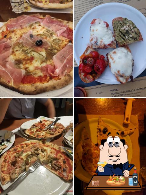 Bruschette al Pizzeria Il Cinghiale Bianco