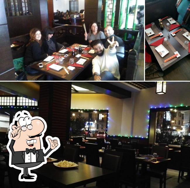 Gli interni di Sushi Sapporo