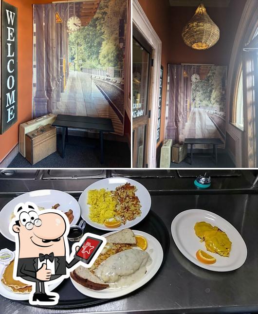 Look at the image of The Train Station Pancake House