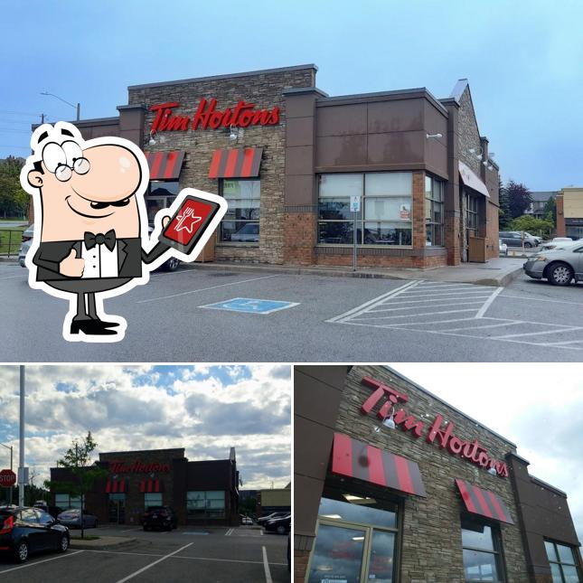 L'extérieur de Tim Hortons