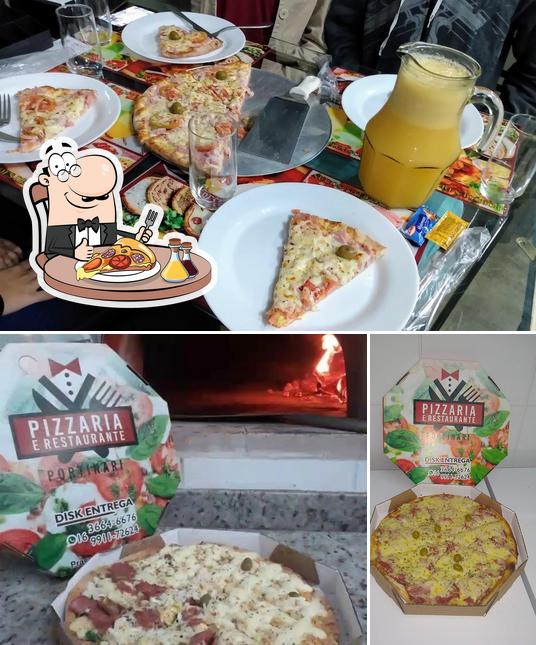 Escolha pizza no Restaurante e Pizzaria Portinari