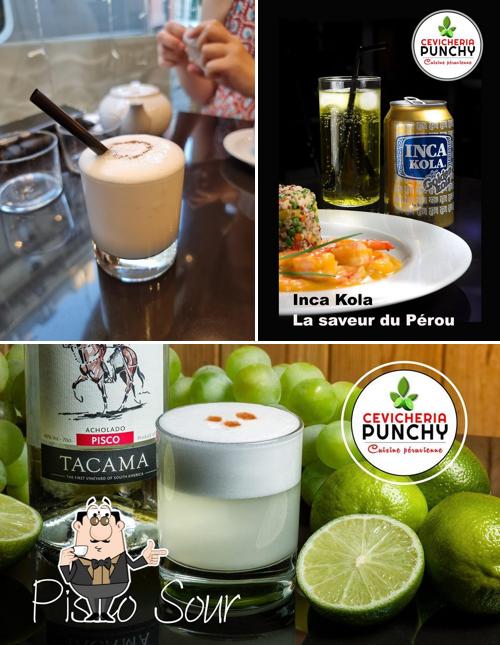 Cevicheria péruvienne Punchy offre un nombre de boissons