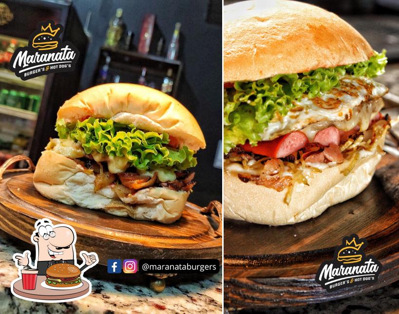 Peça um hambúrguer no Maranata Lanches, Burger's e Espetinhos