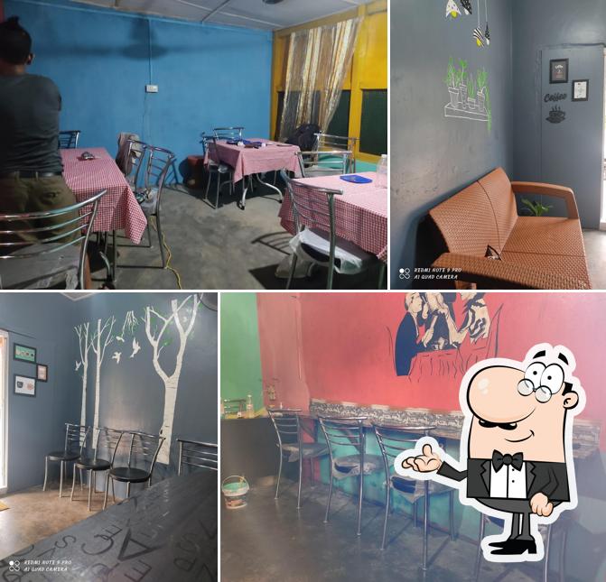 The interior of Cai's Food Corner