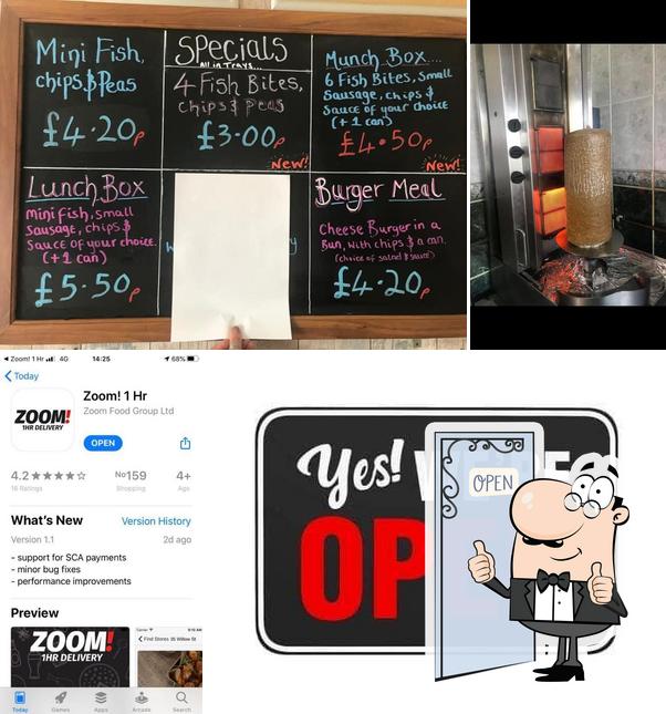 Garth Owen Fish Bar, 4 Shops Garth Owen in Newtown Restaurant reviews