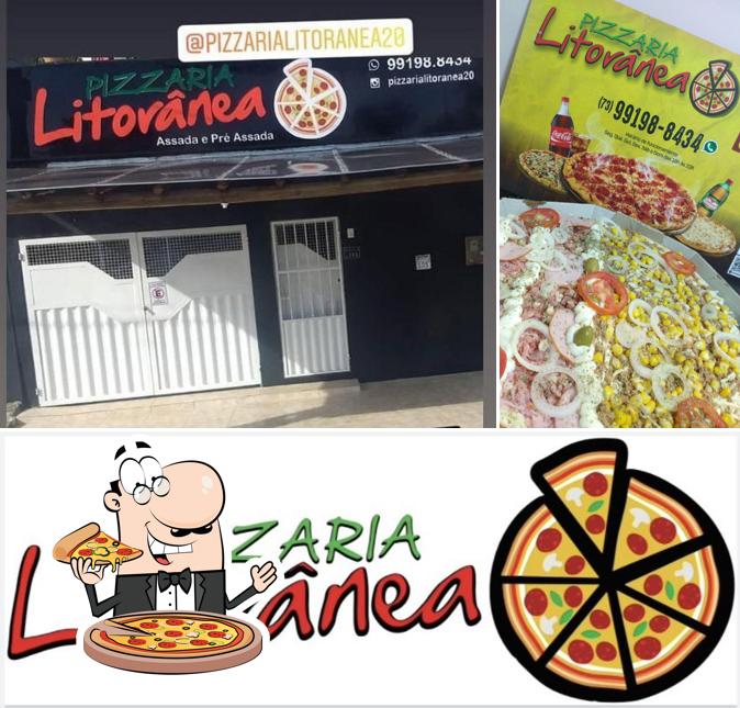 Escolha pizza no PIZZARIA LITORÂNEA