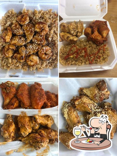 Meals at Wings & Rice Kitchen