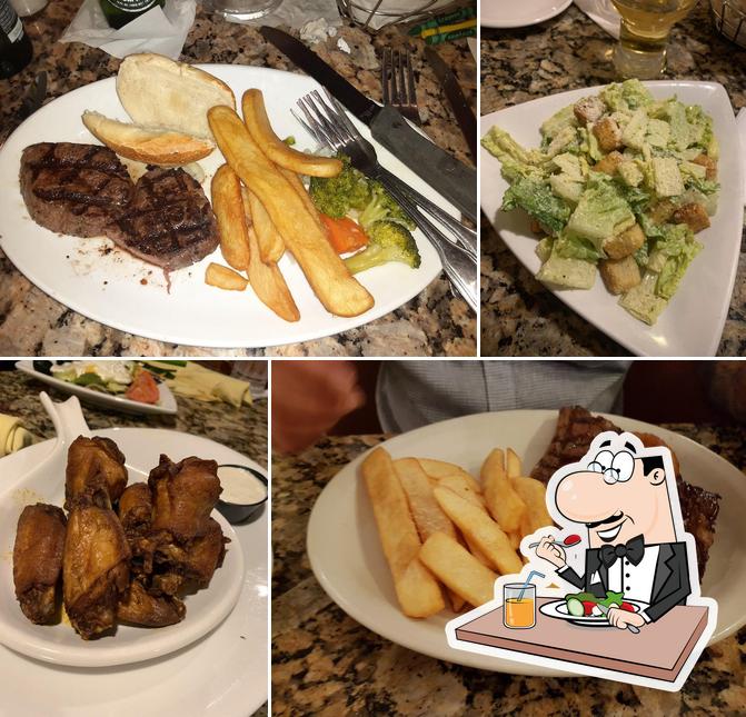 Meals at Black Angus Steakhouse