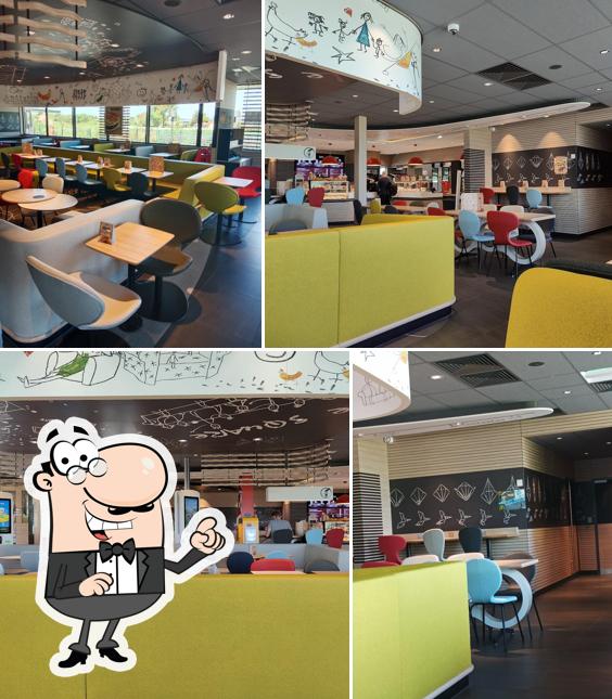 L'intérieur de McDonald's