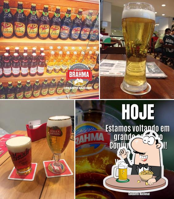 Quiosque Chopp Brahma serve uma seleção de cervejas