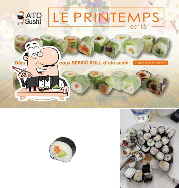 Essayez de nombreuses options de sushi