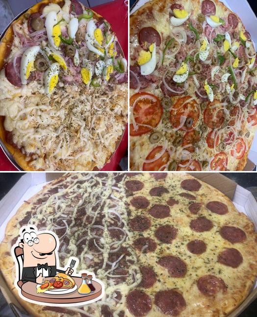 Escolha diversos tipos de pizza