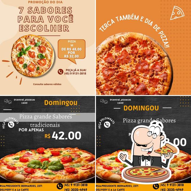 Experimente diferentes variedades de pizza