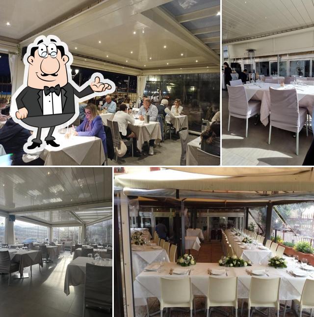 Gli interni di Focaccia in riviera