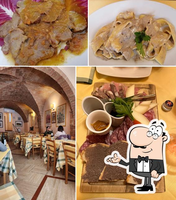 Gli interni di Osteria Delle Catene