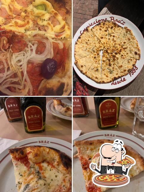 Escolha pizza no Bráz Pizzaria - Pinheiros