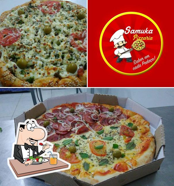 Comida em Samuka Pizzaria