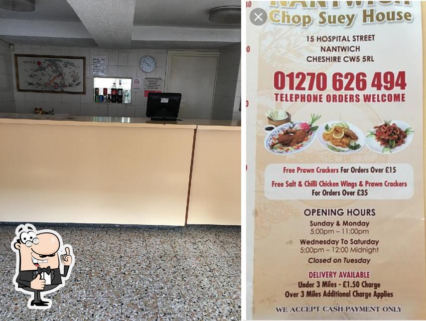 Chop Suey House in Nantwich Restaurant menu and reviews