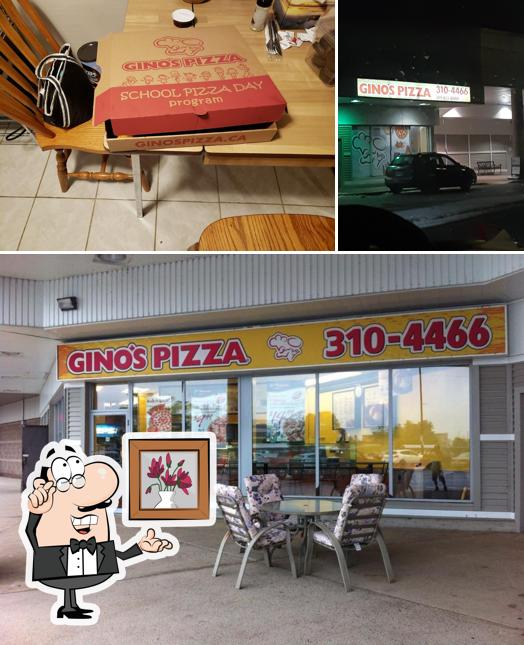 Gino's Pizza, 180 Holiday Inn Dr in Cambridge Restaurant menu and reviews