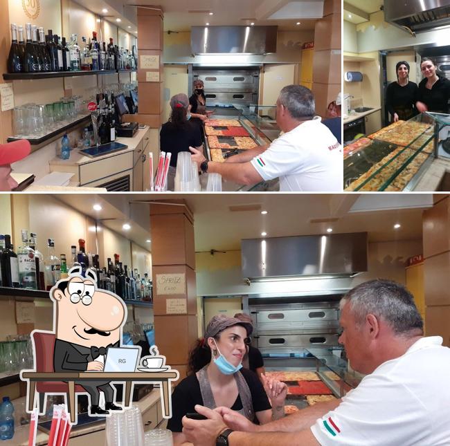 Gli interni di Pizzeria Fausto
