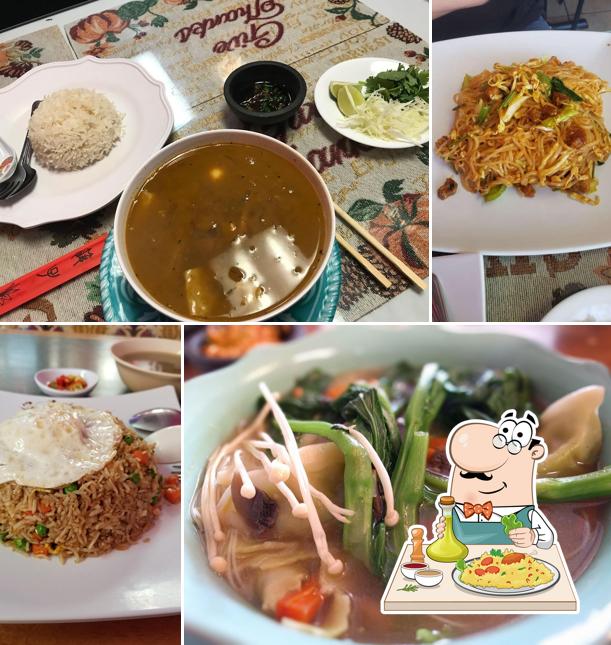 Food at Burmese Restaurant