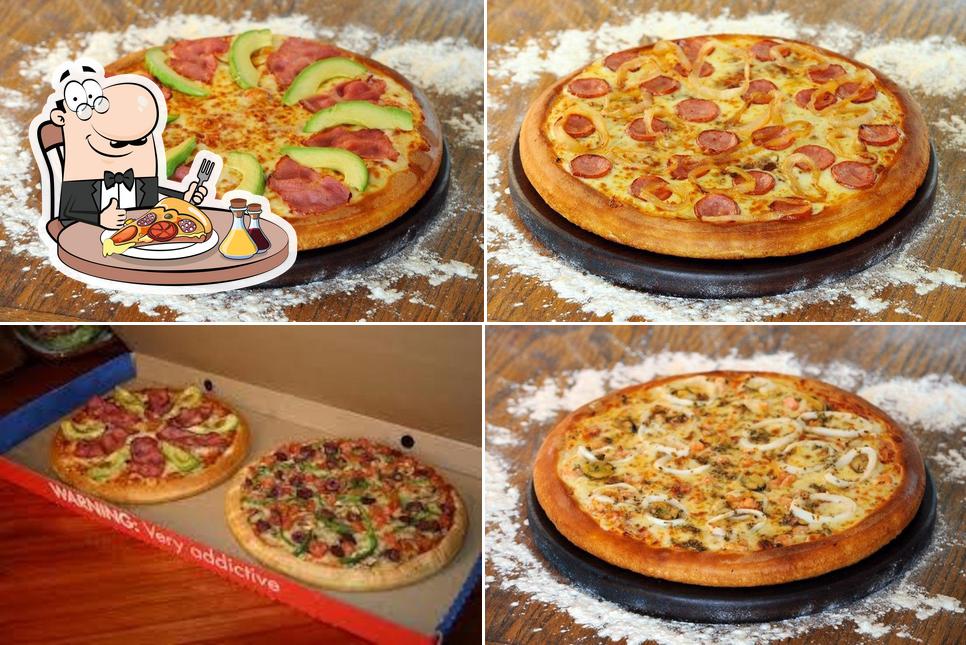 Essayez de nombreux genres de pizzas