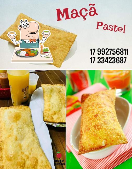 Comida em Maçã Pastel