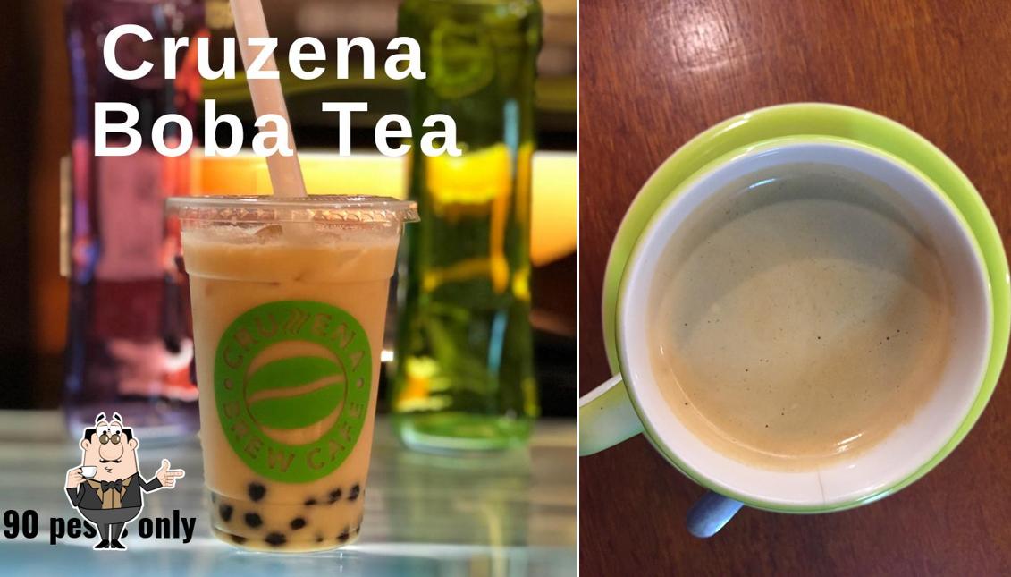 Enjoy a beverage at Cruzena Brew Cafe