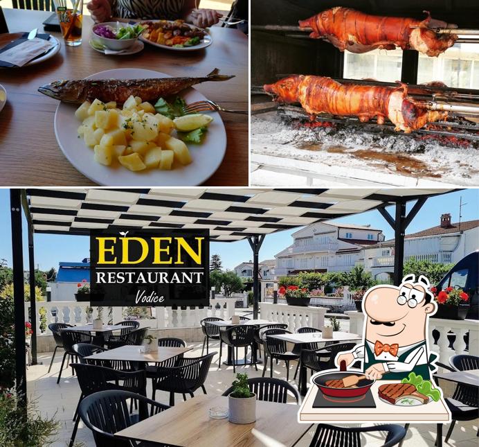 EDEN Restoran propone piatti di carne
