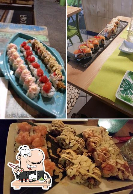 Ordina le varie opzioni di sushi