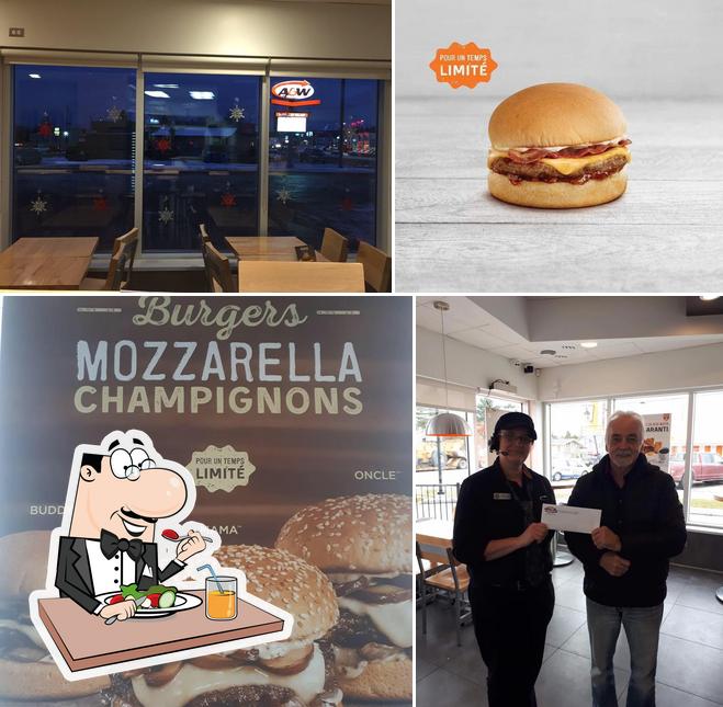 Vérifiez la photo indiquant la nourriture et intérieur concernant A&W Dolbeau - Roberval