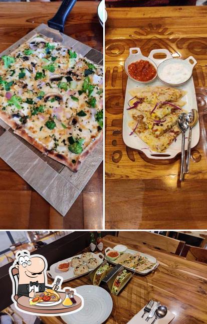 Get pizza at Mexicano by the Bay