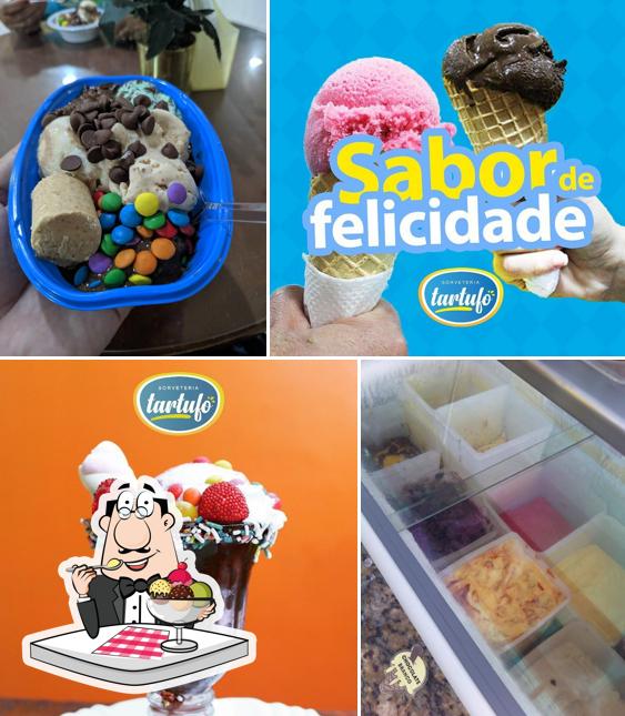 Tartufo Sorveteria - Pituba Salvador Bahia provê uma seleção de pratos doces