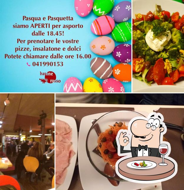 Platti al Pizzeria Barone Rosso