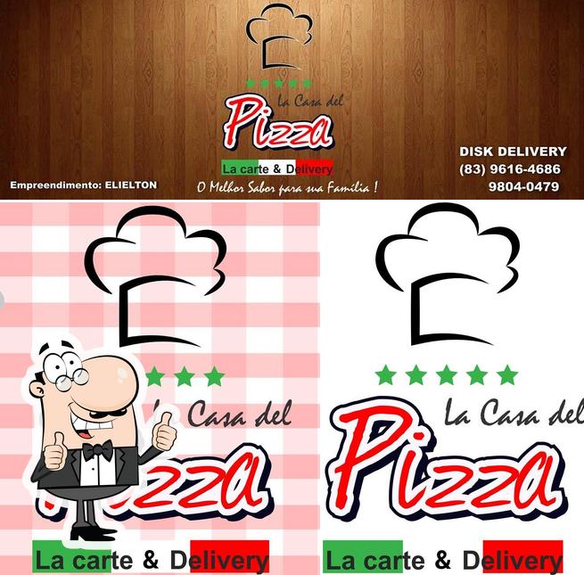 See the pic of La Casa Del Pizza