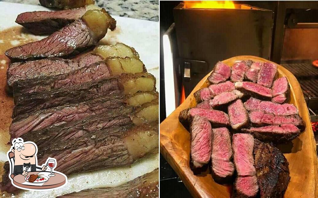 Peça pratos de carne no Rogerio buffet churrasco Piracicaba SP