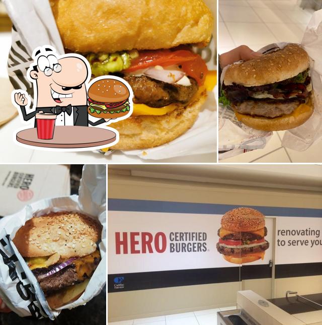 Prenez un hamburger à Hero Certified Burgers