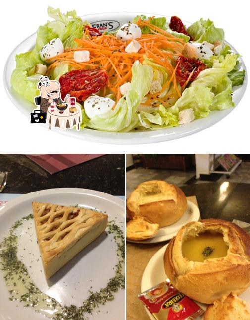 Platos en Fran's Café Pio XI